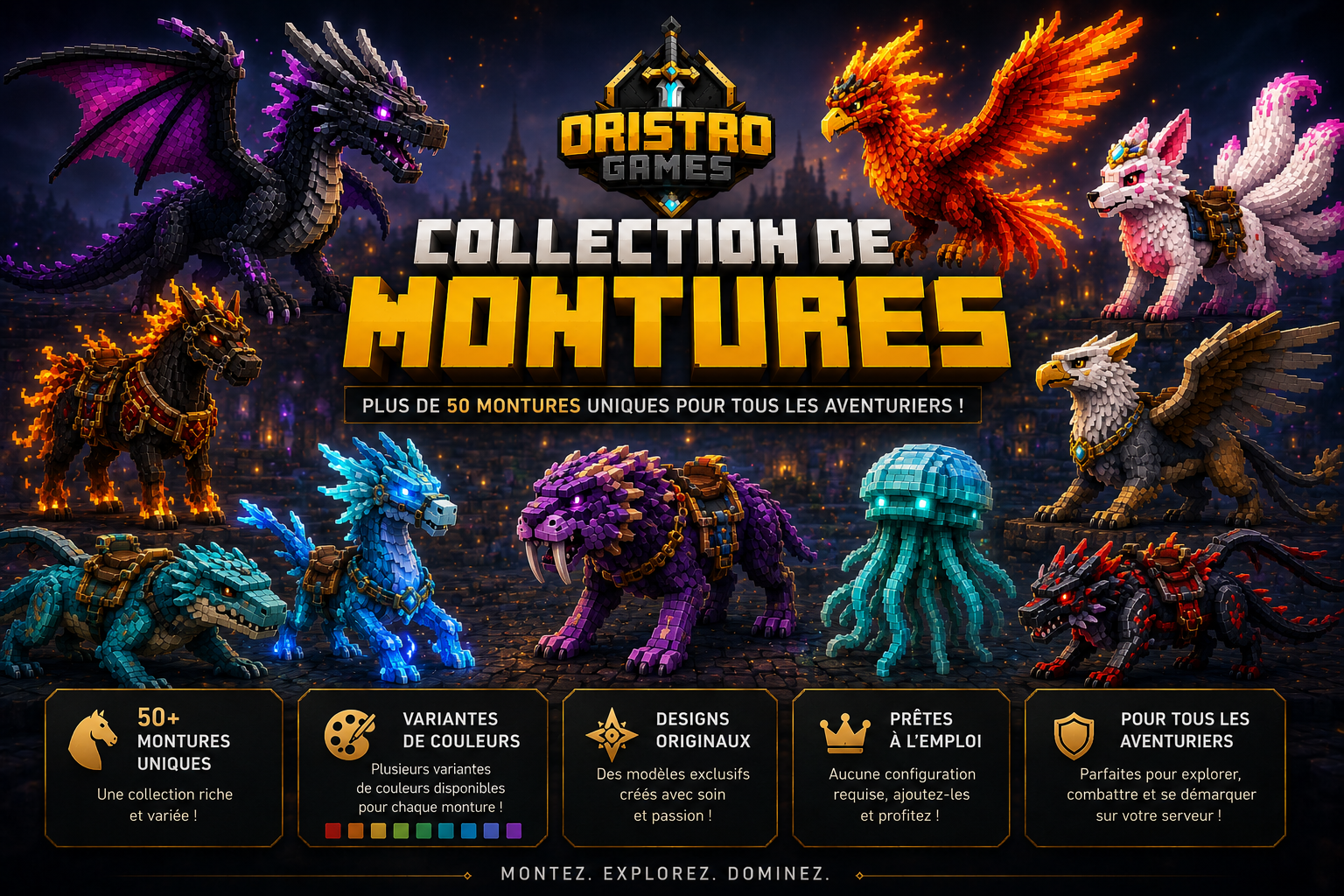 🐉 Nouvelle Collection de Montures Disponible !